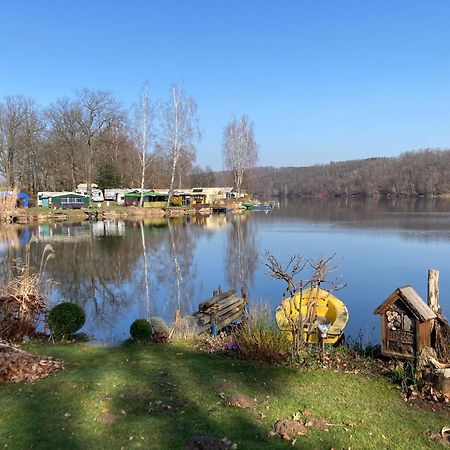 Campingfass Mit Panoramaterrasse Langenbernsdorf Esterno foto