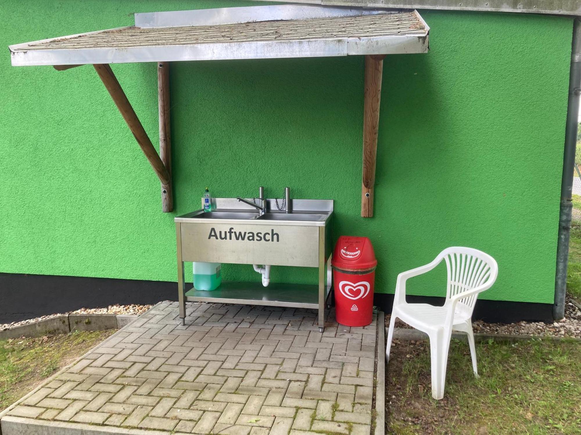 Campingfass Mit Panoramaterrasse Langenbernsdorf Esterno foto