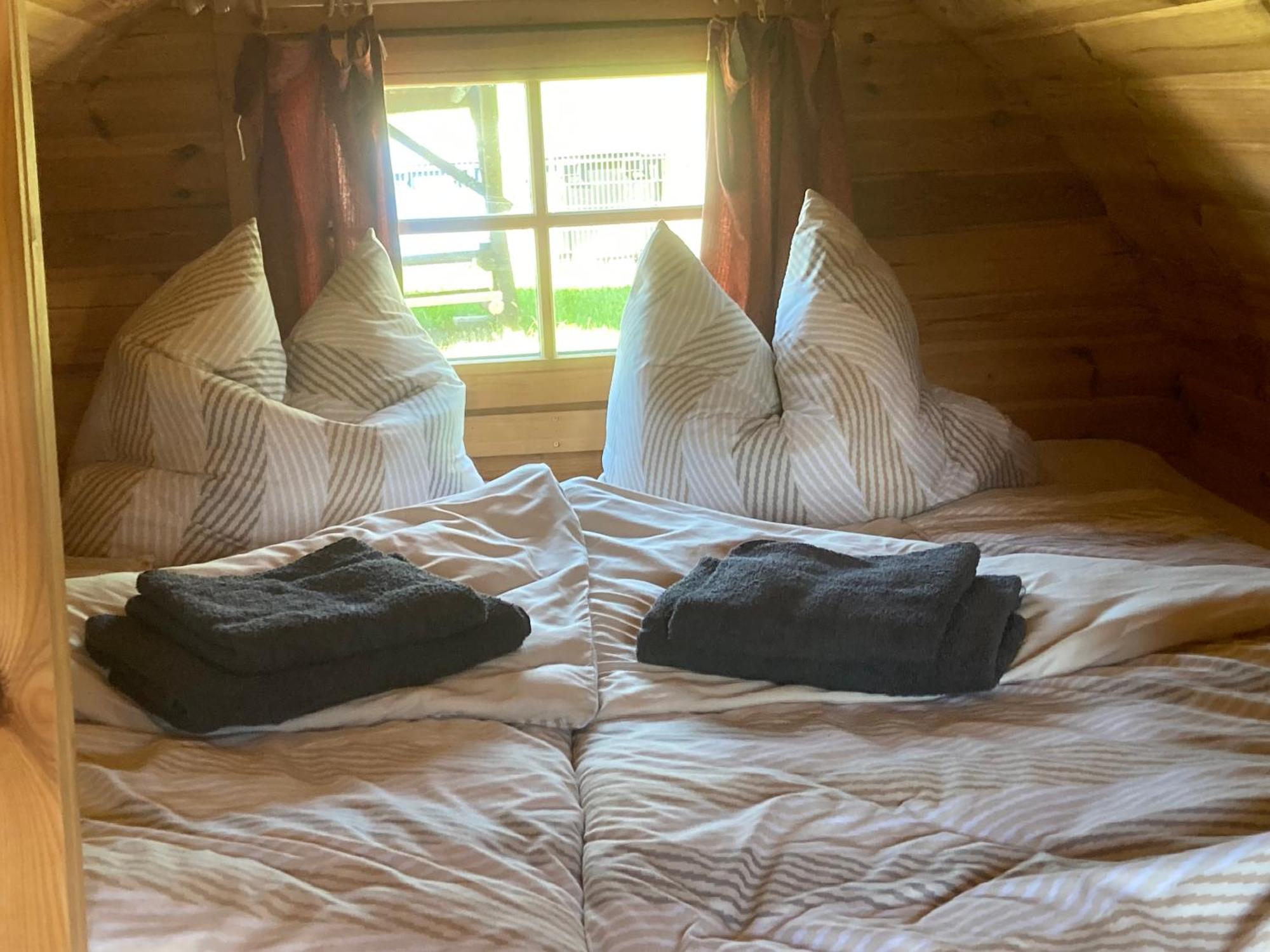 Campingfass Mit Panoramaterrasse Langenbernsdorf Esterno foto