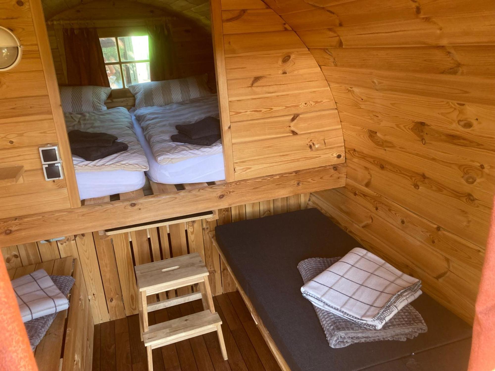 Campingfass Mit Panoramaterrasse Langenbernsdorf Esterno foto