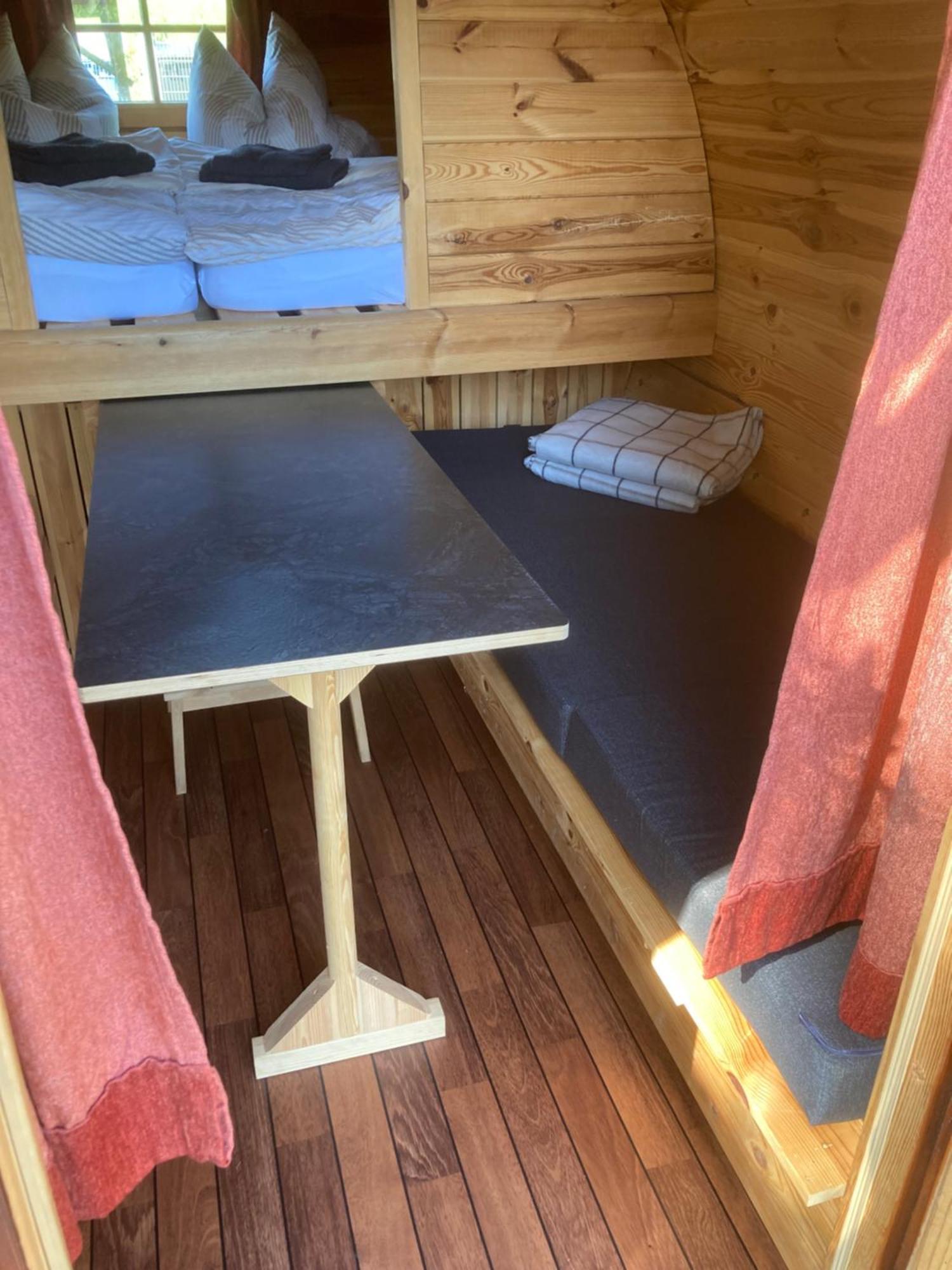 Campingfass Mit Panoramaterrasse Langenbernsdorf Esterno foto