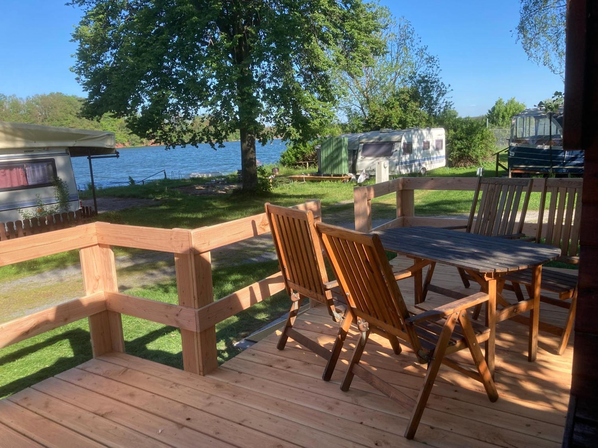 Campingfass Mit Panoramaterrasse Langenbernsdorf Esterno foto