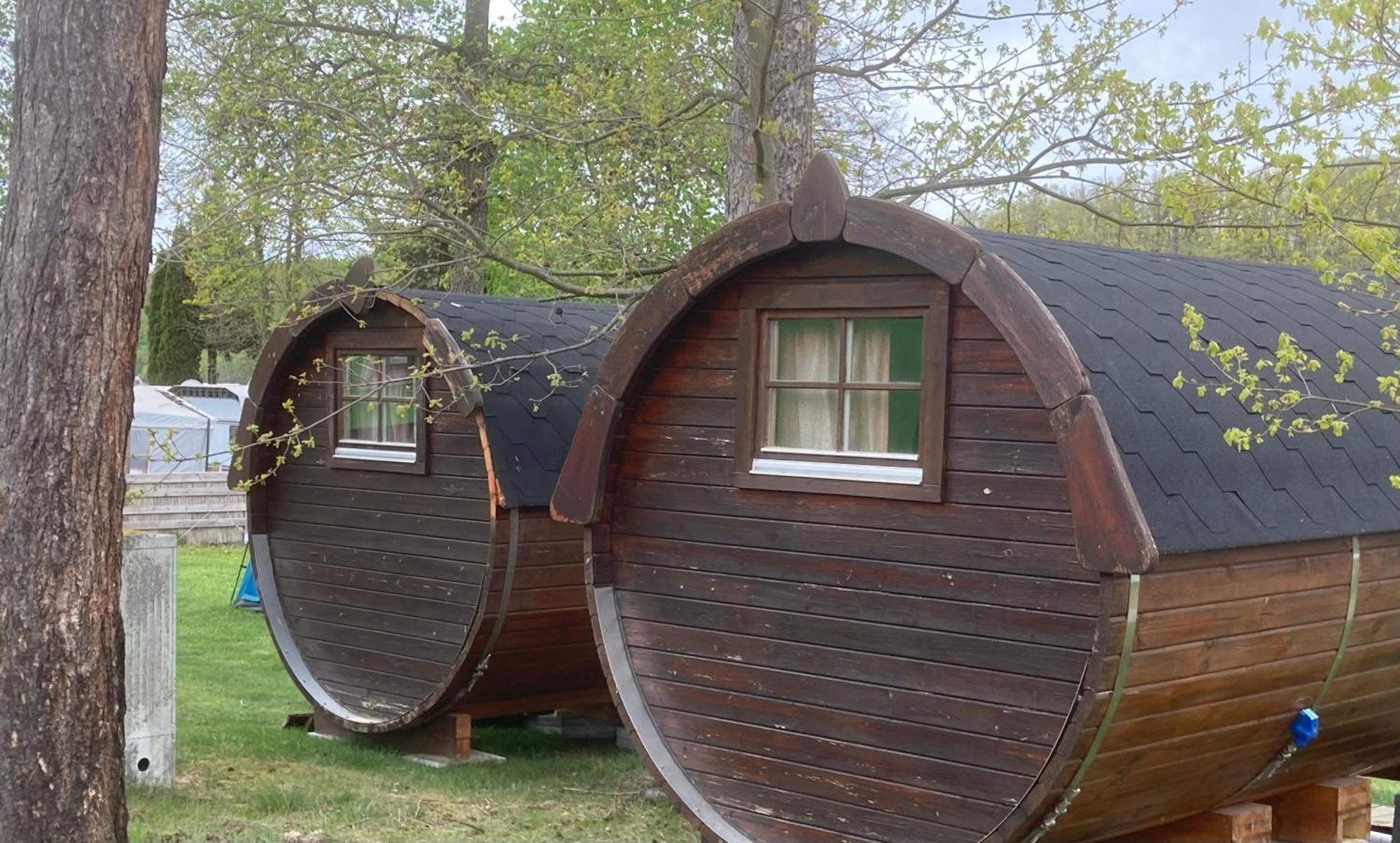 Campingfass Mit Panoramaterrasse Langenbernsdorf Esterno foto