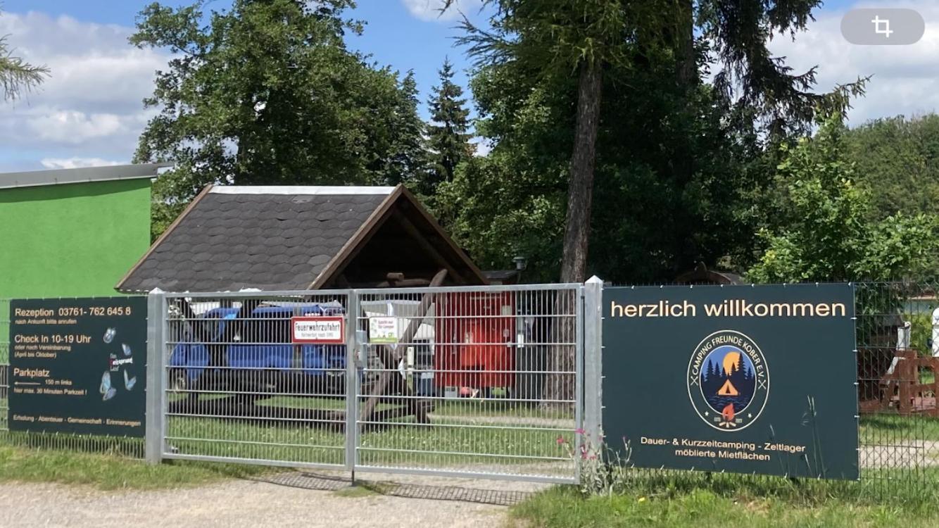 Campingfass Mit Panoramaterrasse Langenbernsdorf Esterno foto