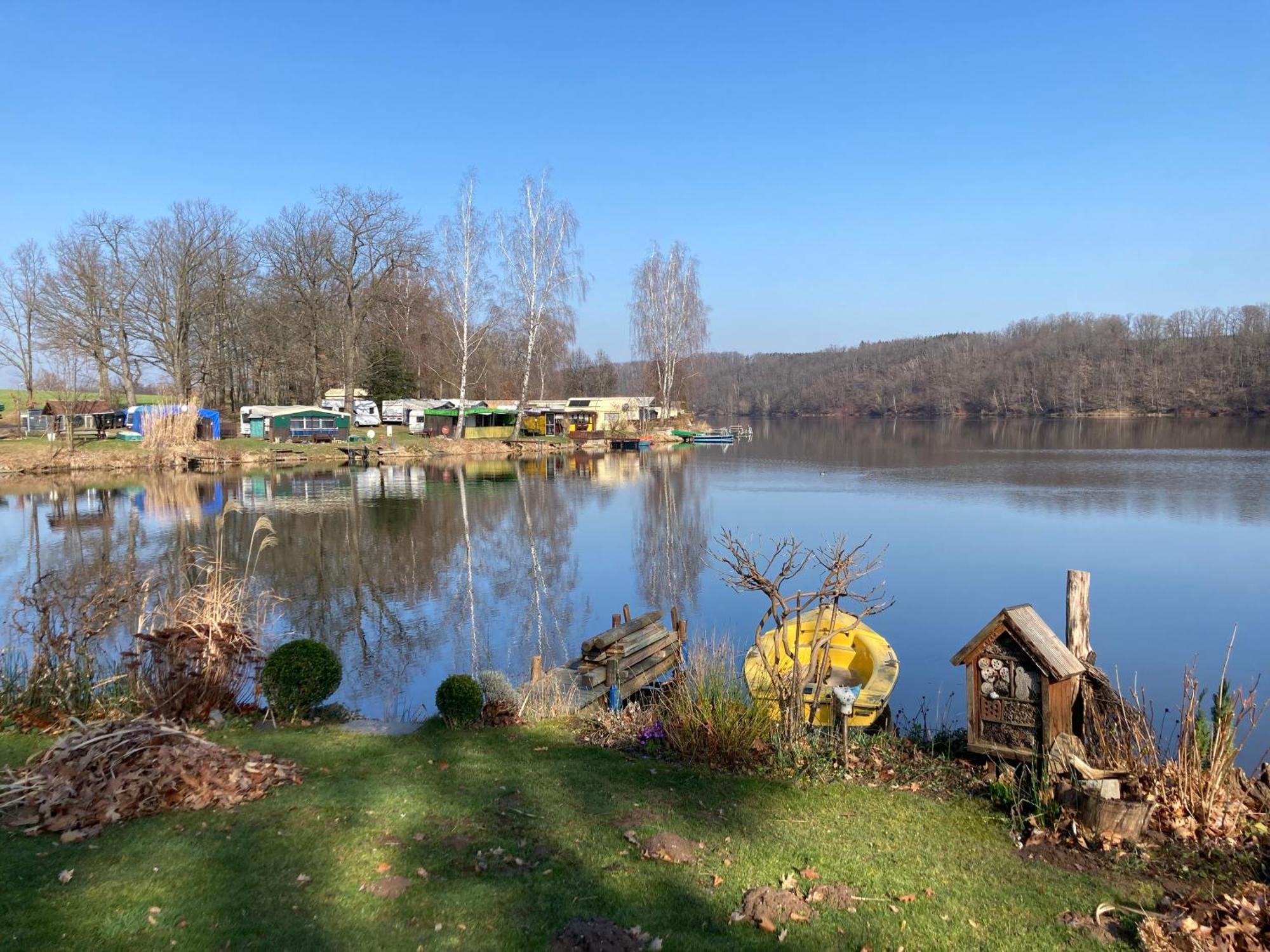 Campingfass Mit Panoramaterrasse Langenbernsdorf Esterno foto
